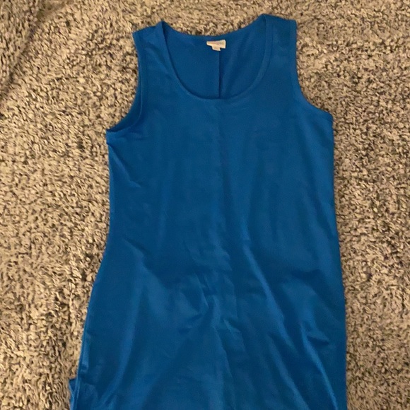 LuLaRoe Dresses & Skirts - LuLaRoe Dress Dani in Bright Blue ~ PB8